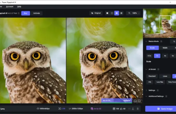 Topaz Gigapixel AI